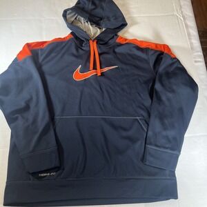 Nike‎ Navy And Orange Therma-Fit XL